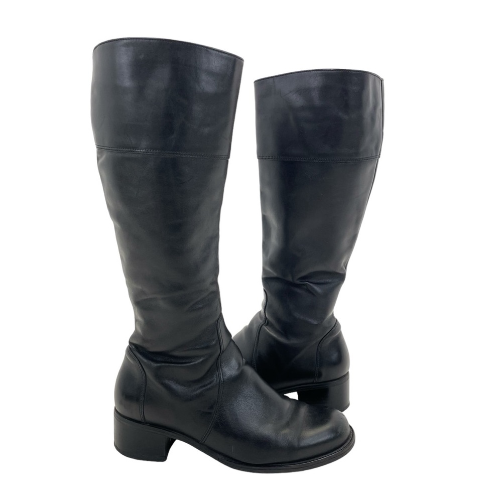 La CANADIENNE Waterproof Black Leather Boots in 10W